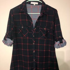 Plaid Blouse